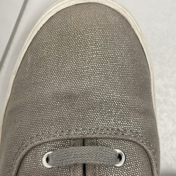 Keds Grey Shimmer Canvas Sneakers Casual Low-Top - Picture 12 of 12